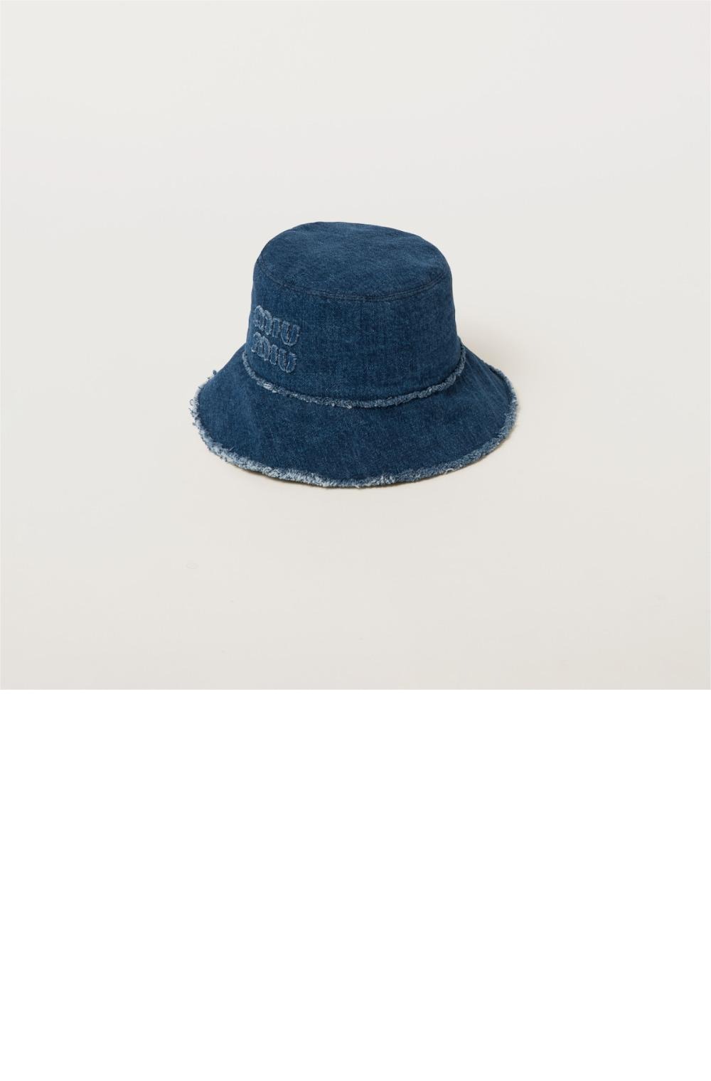 데님 버킷햇 5HC196 > 미우미우