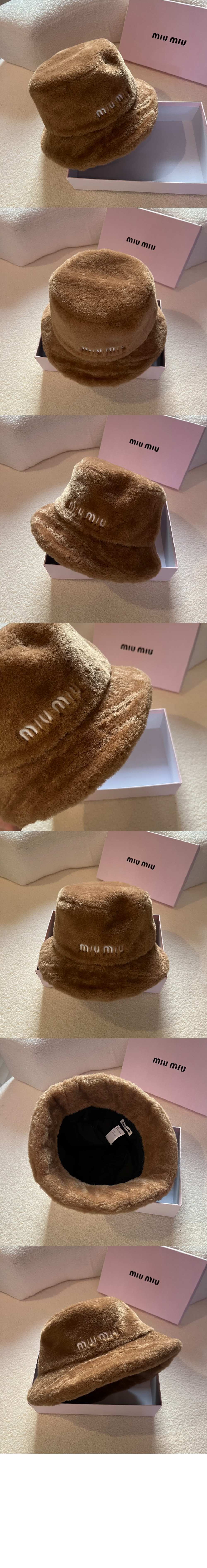 로고 자수 버킷햇 5HC178 > 미우미우