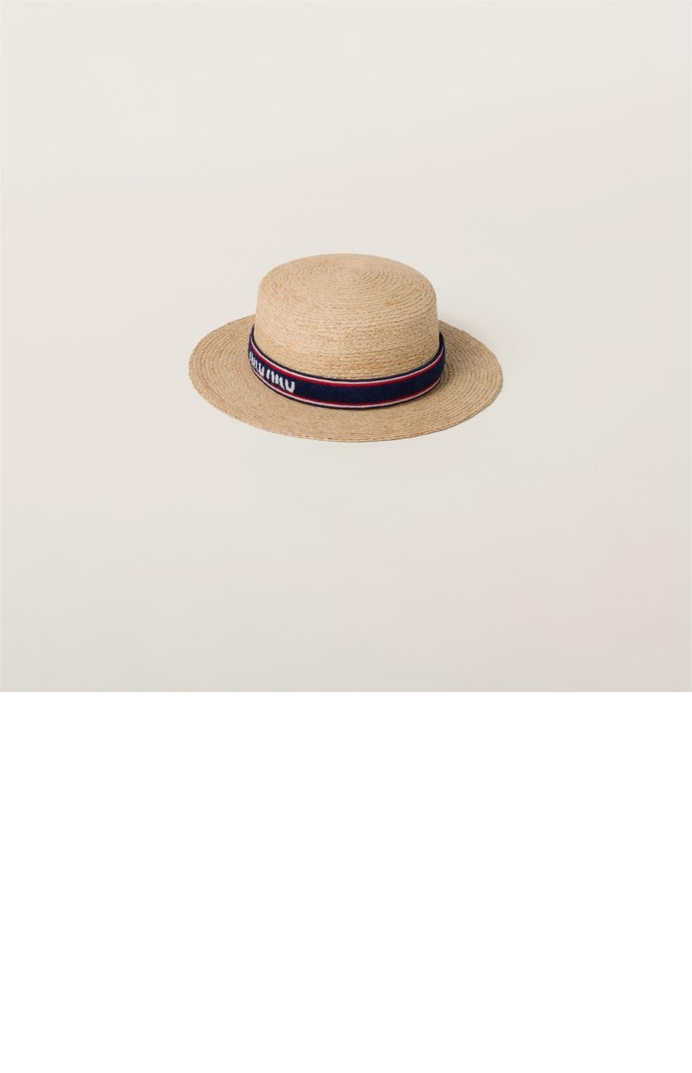라피아 햇 5HC117 > 미우미우