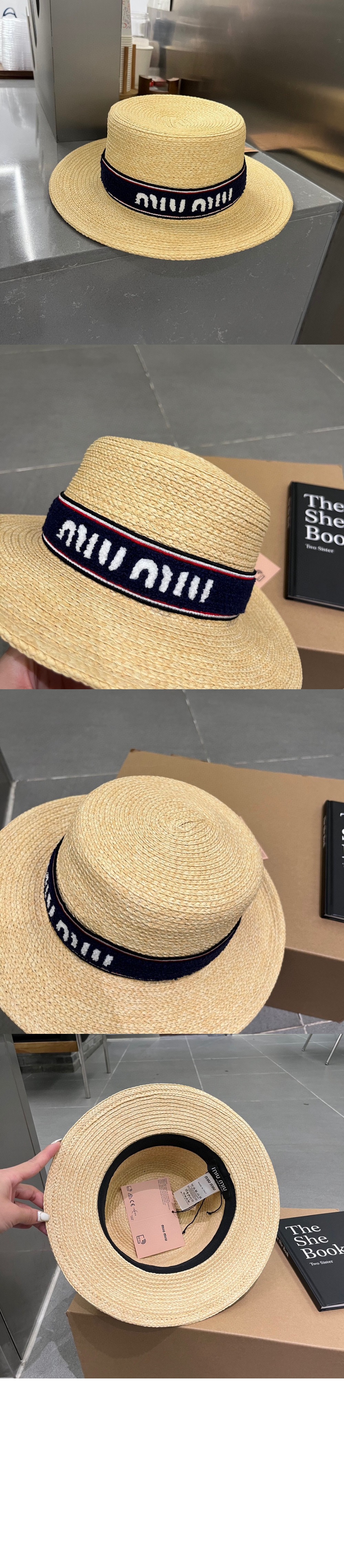 라피아 햇 5HC117 > 미우미우