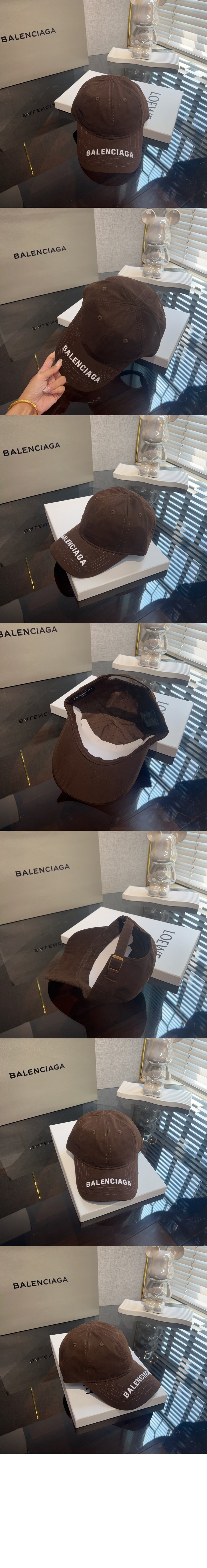 자수 트윌 베이스볼 캡 840367 > 발렌시아가