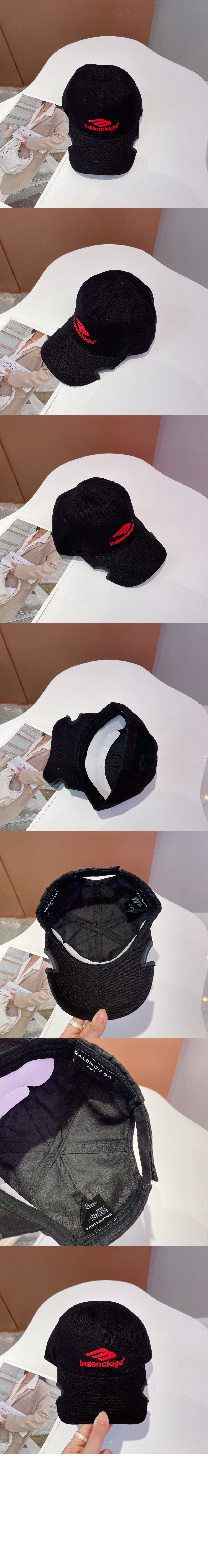 로고 자수 베이스볼 캡 697749 > 발렌시아가