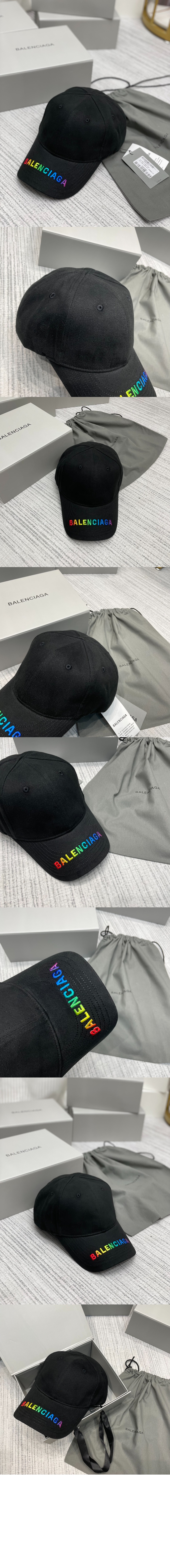 레인보우 로고 베이스볼 캡 564206 > 발렌시아가