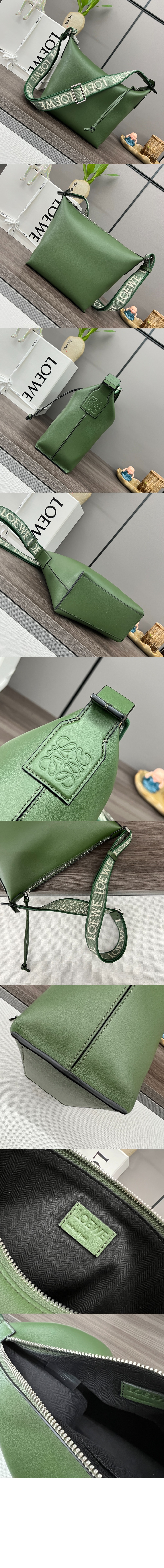 스몰 큐비 크로스 백 - 유연한 스무스 카프스킨 & 자카드 > Cubi - 큐비