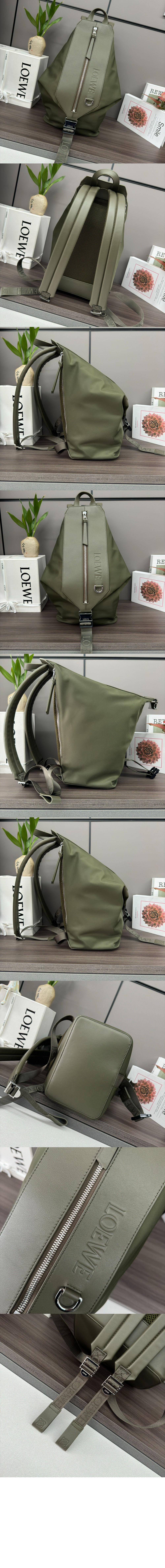 스몰 컨버터블 백팩 - 나일론 & 카프스킨 > Convertible - 컨버터블