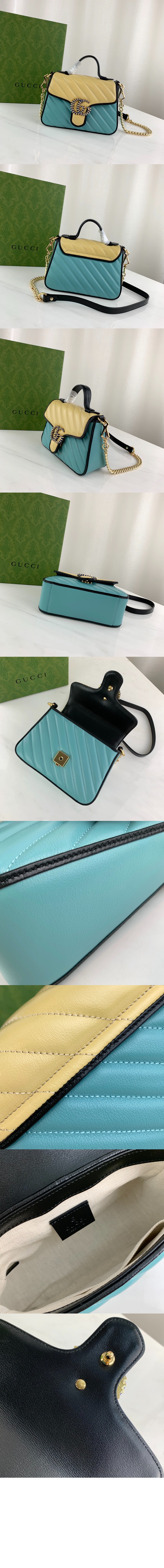 GG 마몽 미니 탑핸들백 583571 > GG Marmont - GG 마몽