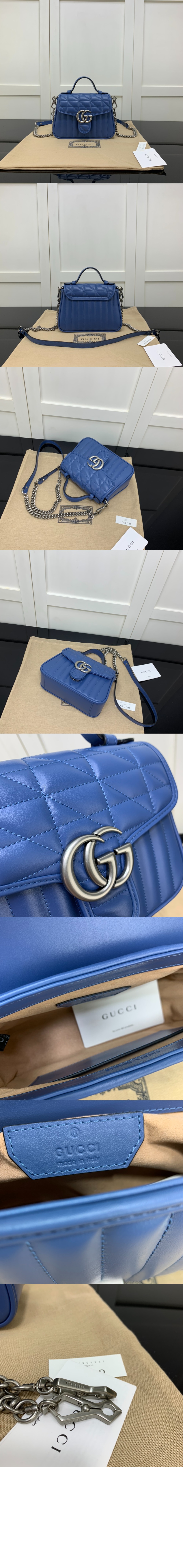 GG 마몽 미니 탑핸들백 583571 > GG Marmont - GG 마몽