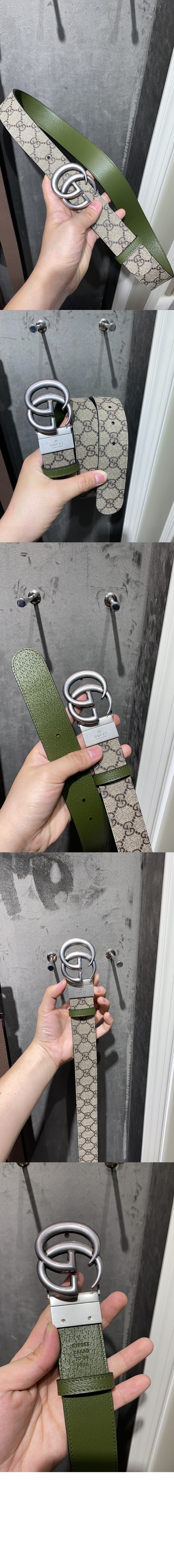 더블 G 버클 양면 벨트 627055 > 구찌