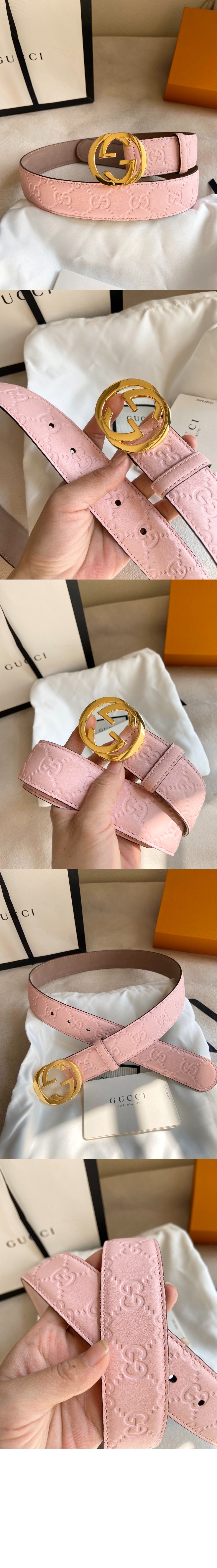 더블 G 버클 벨트 370543 > 구찌