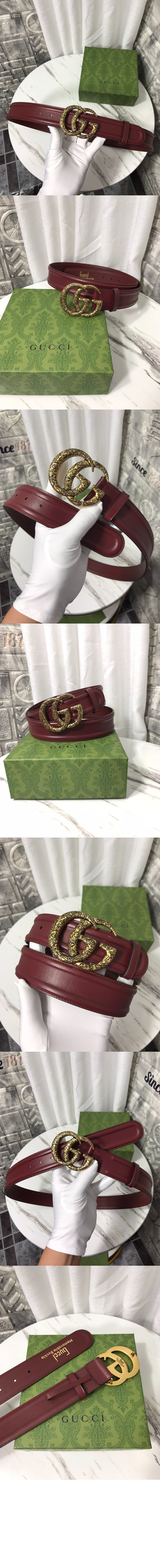 와이드 벨트 709964 > 구찌