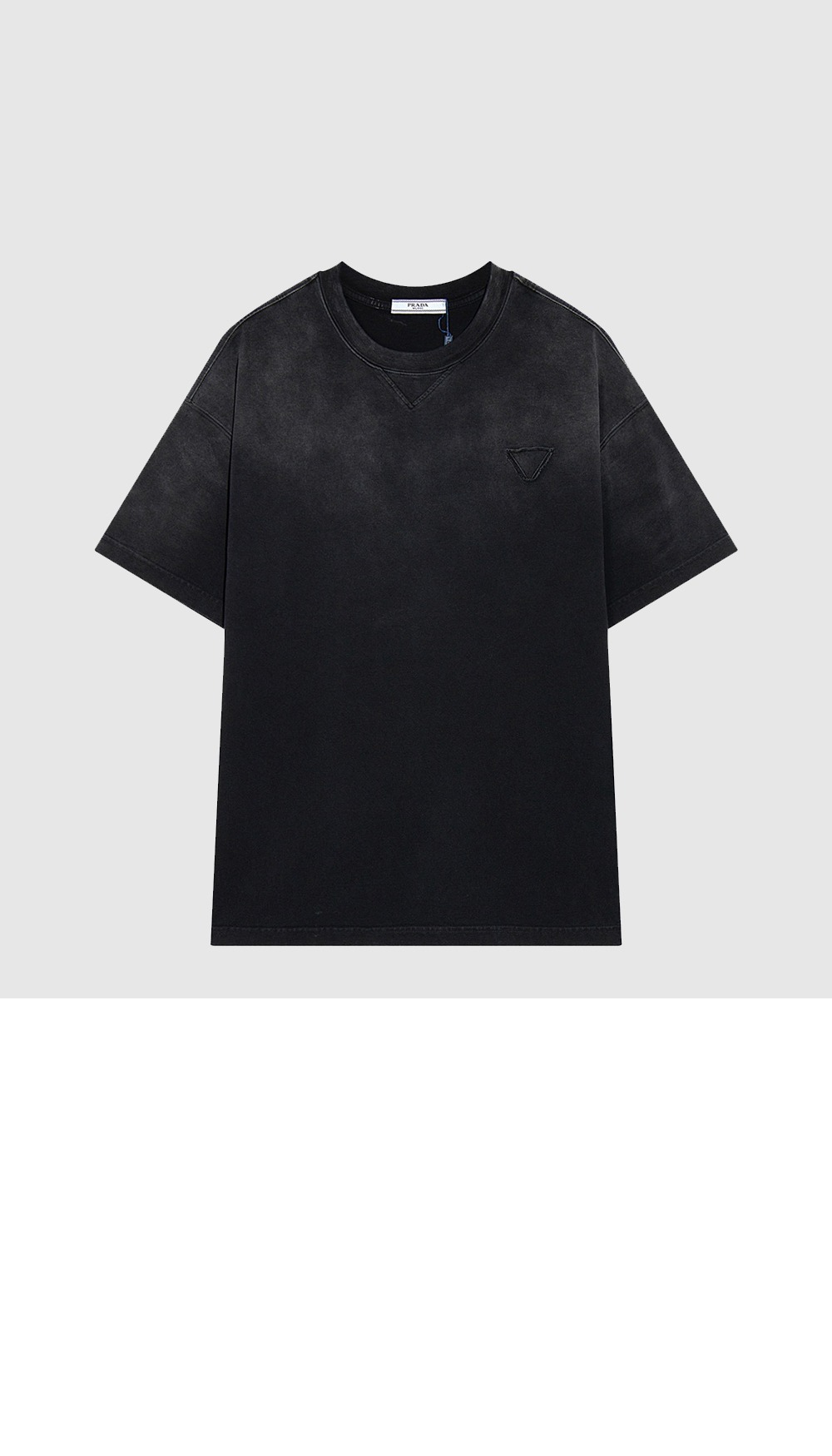로고 프린트 반팔 > 프라다