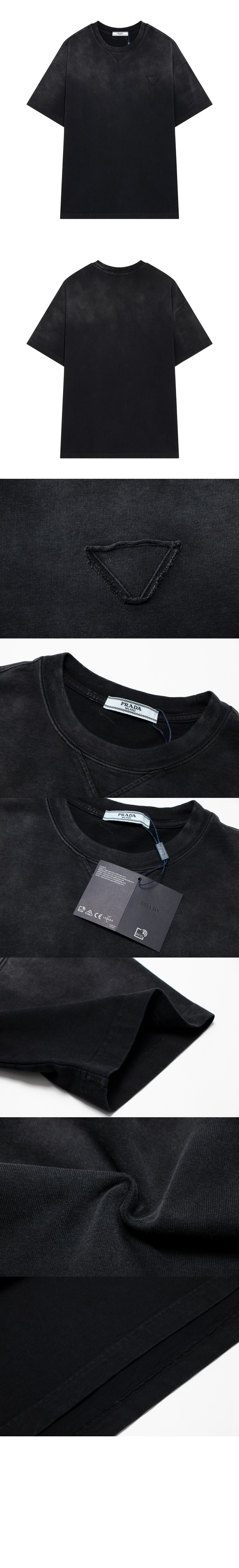 로고 프린트 반팔 > 프라다