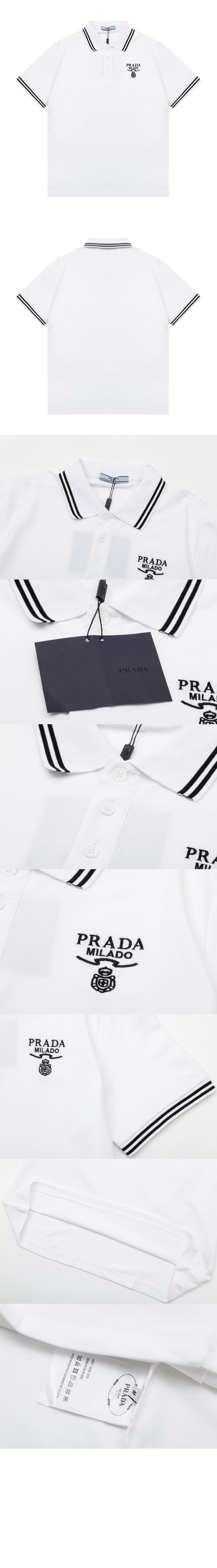 플라워 코튼 톱 > 프라다