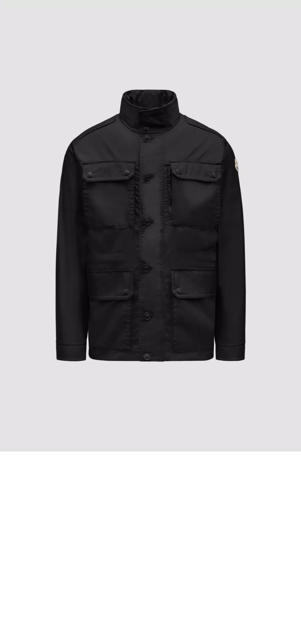 로고 긴팔 크롭 > Coat - 코트