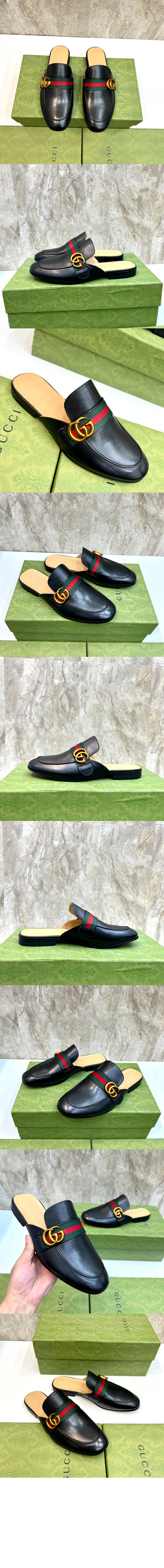 프린스타운 레더 슬리퍼 469891 > Princetown - 프린스타운