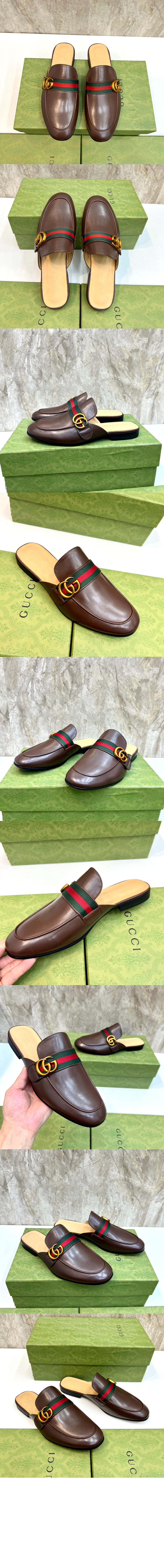 프린스타운 레더 슬리퍼 469891 > Princetown - 프린스타운