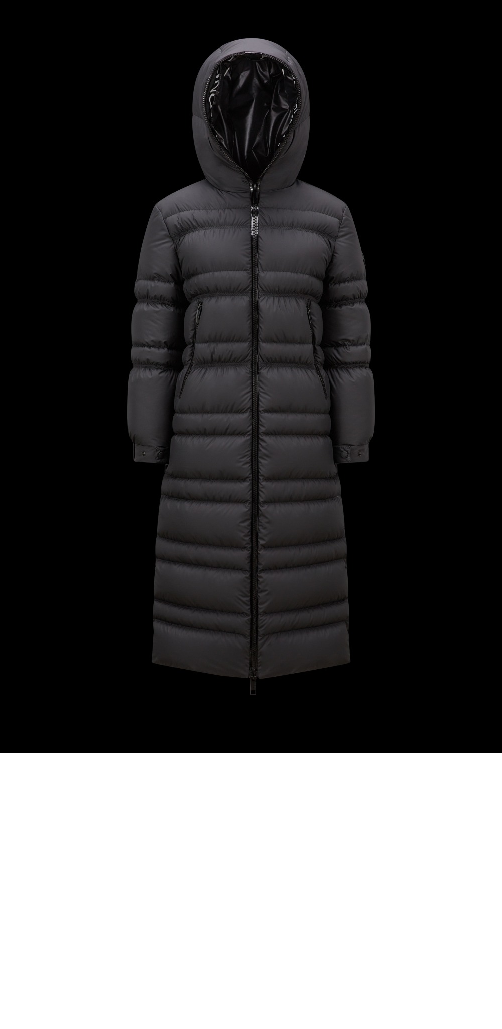 로고 롱 패딩 > Coat - 코트