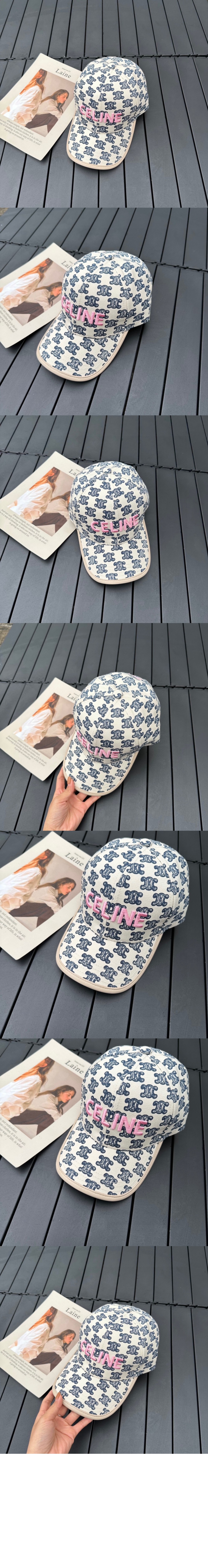 자수  베이스볼 캡 2A9674 > 셀린느