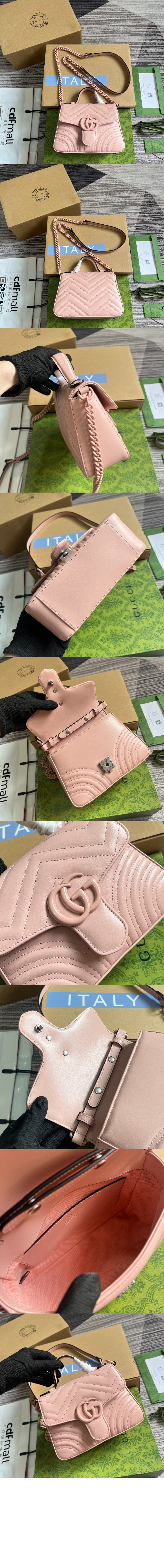 GG 마몽 미니 탑핸들백 702563 > GG Marmont - GG 마몽