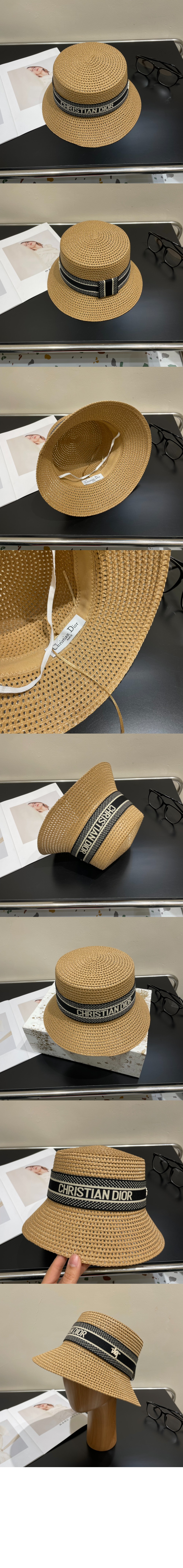 넓은 챙 모자 34DBP > 디올