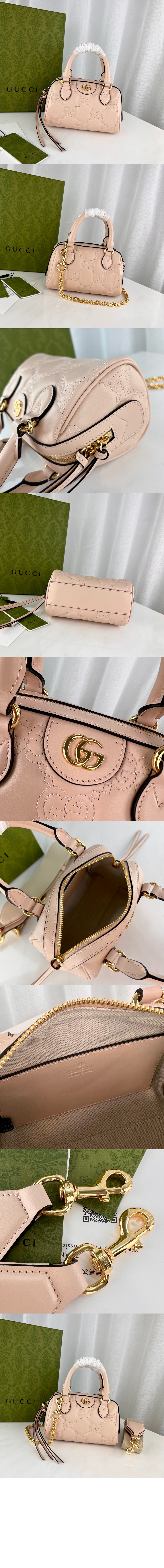 GG 마몽 마틀라세 미니 토트백 702251 > GG Marmont - GG 마몽