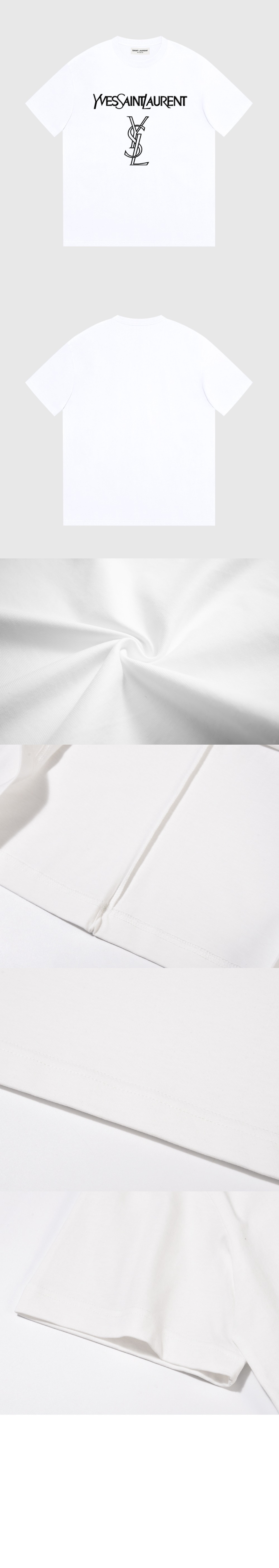 로고 프린트 반팔 > 생로랑