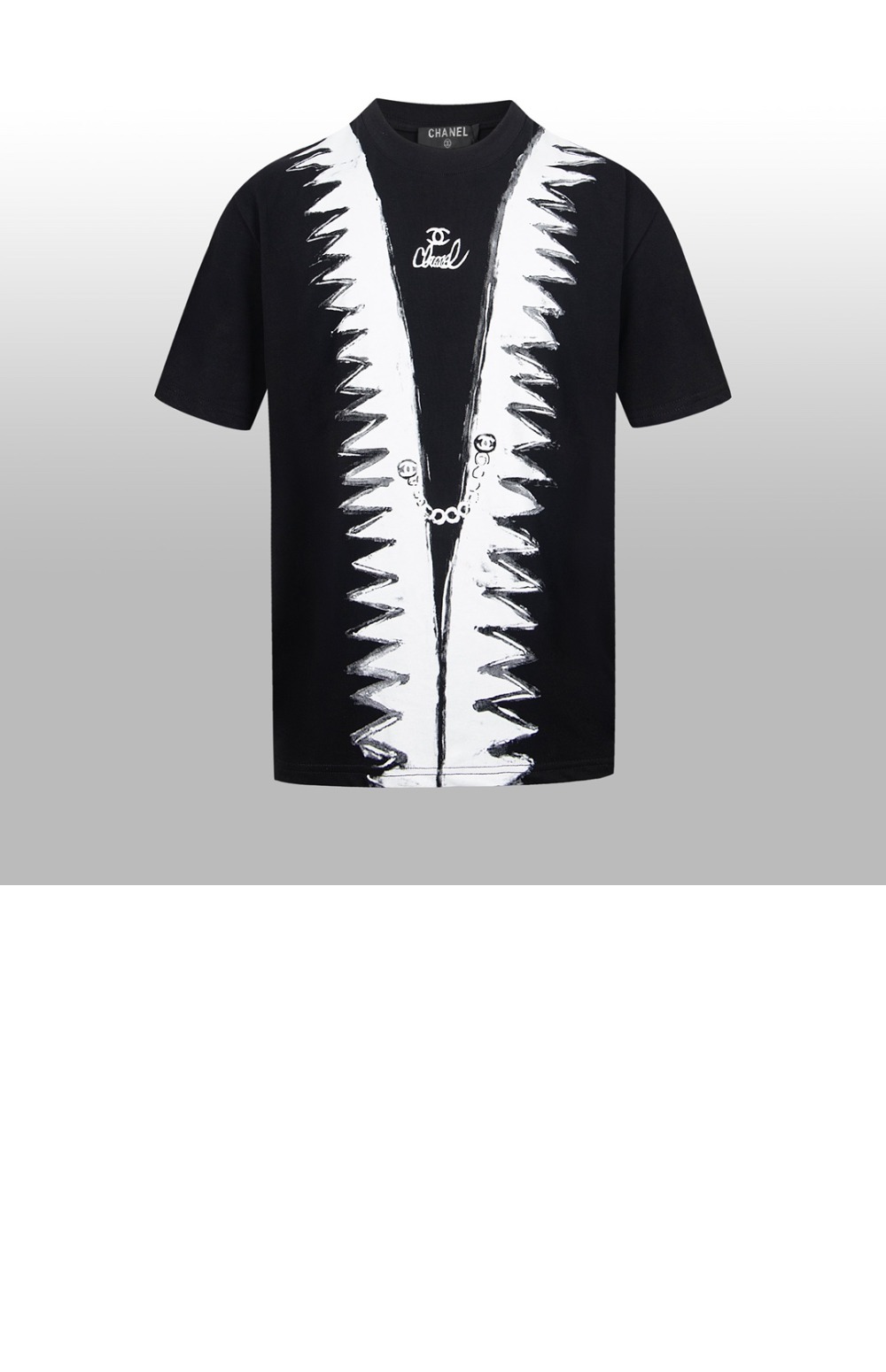 플라워 코튼 톱 > 샤넬