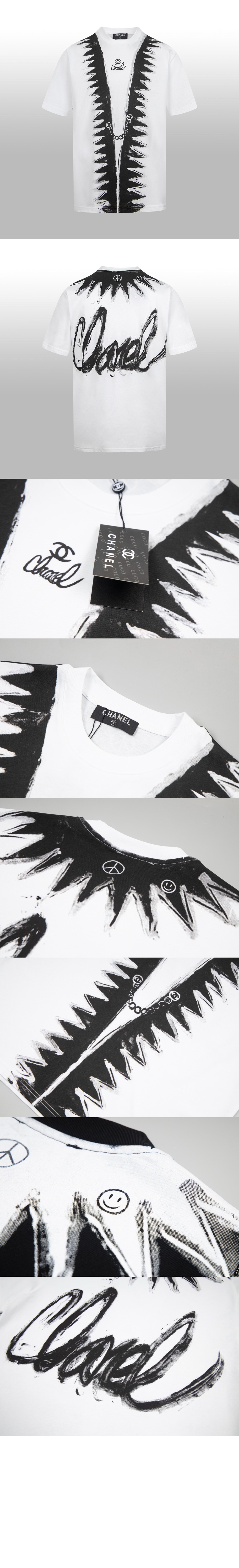 플라워 코튼 톱 > 샤넬