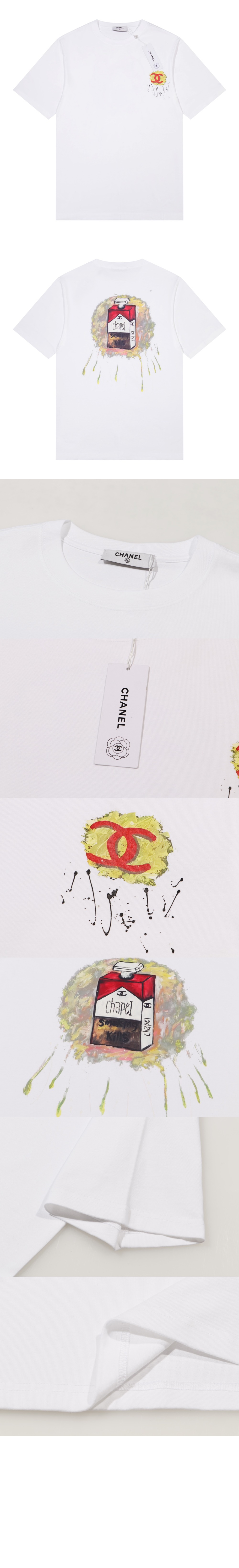 플라워 코튼 톱 > 샤넬