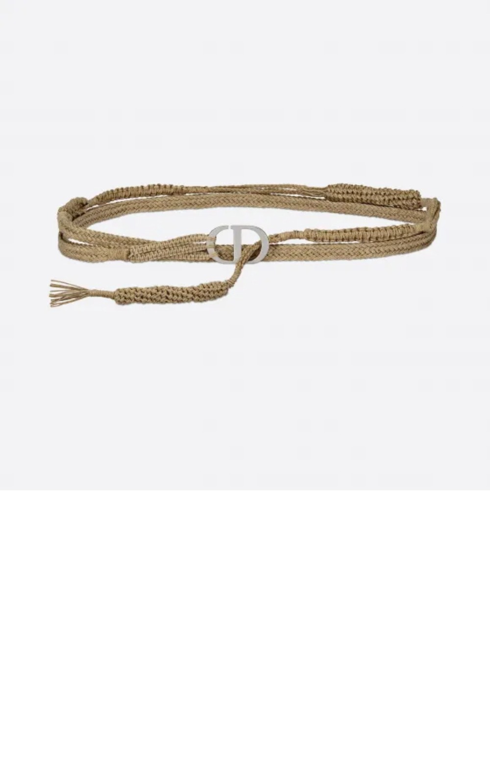 린넨 캔버스 직조 벨트 B0106 > 디올