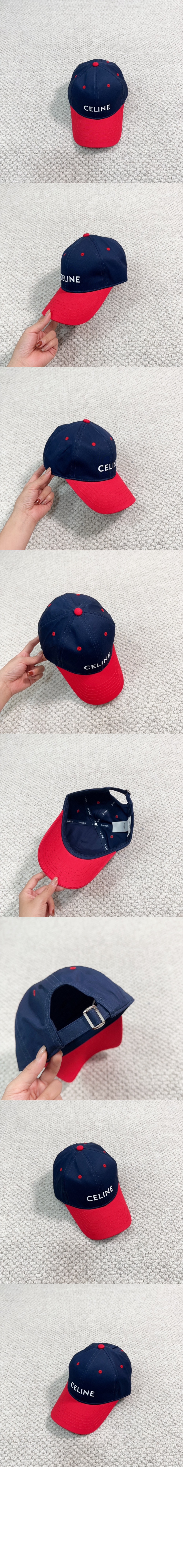 로고 베이스볼 캡 2AUT47 > 셀린느