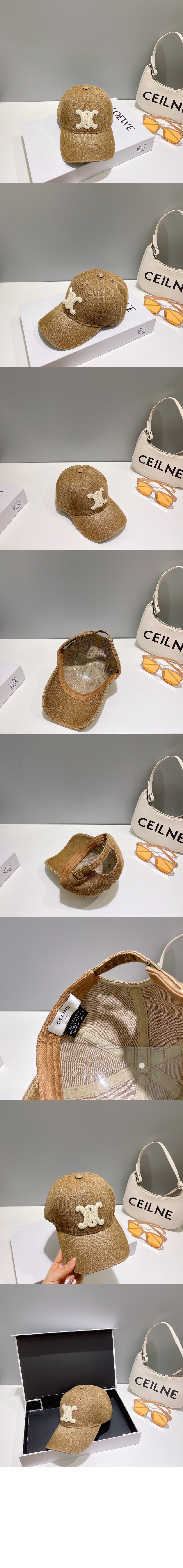 데님 베이스볼 캡 2A65U7 > 셀린느