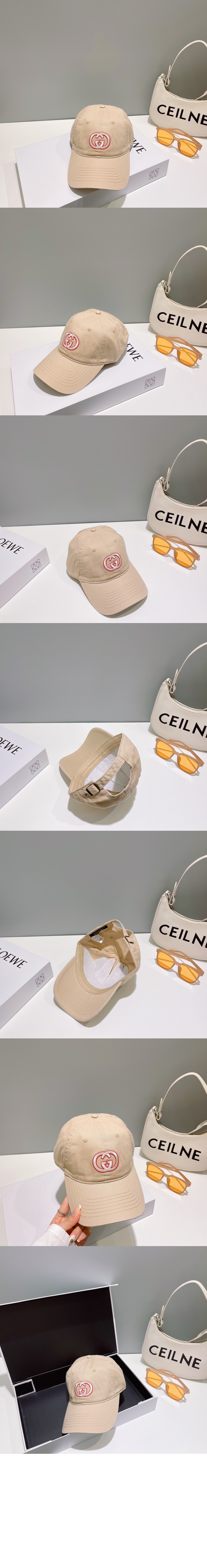 GG 슈프림 베이스볼 캡 663547 > 구찌