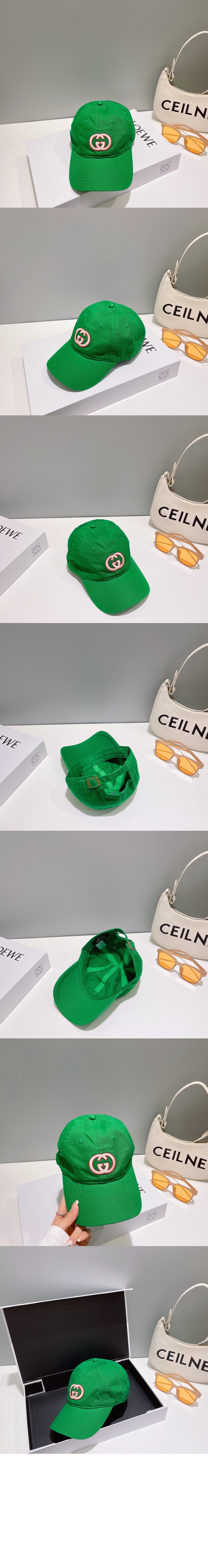 GG 슈프림 베이스볼 캡 663547 > 구찌