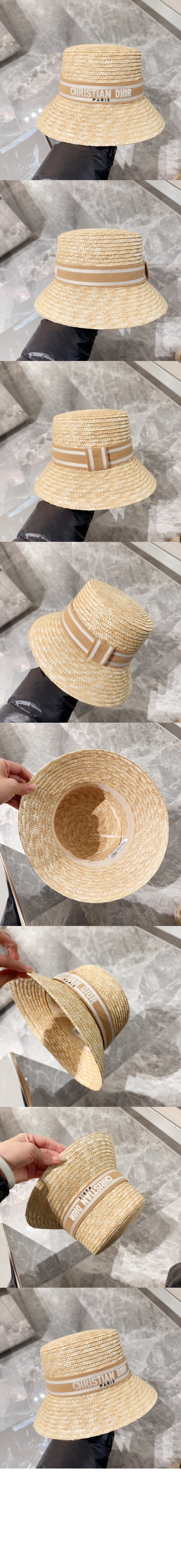 좁은 챙 모자 35DBP > 디올