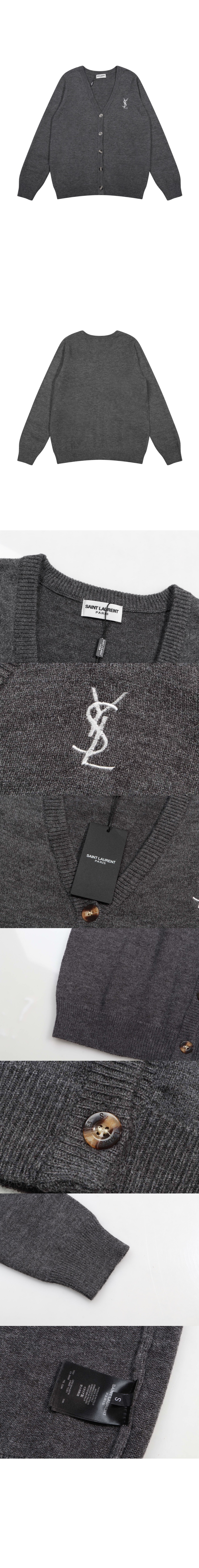 니트 카디건 코트 > 생로랑