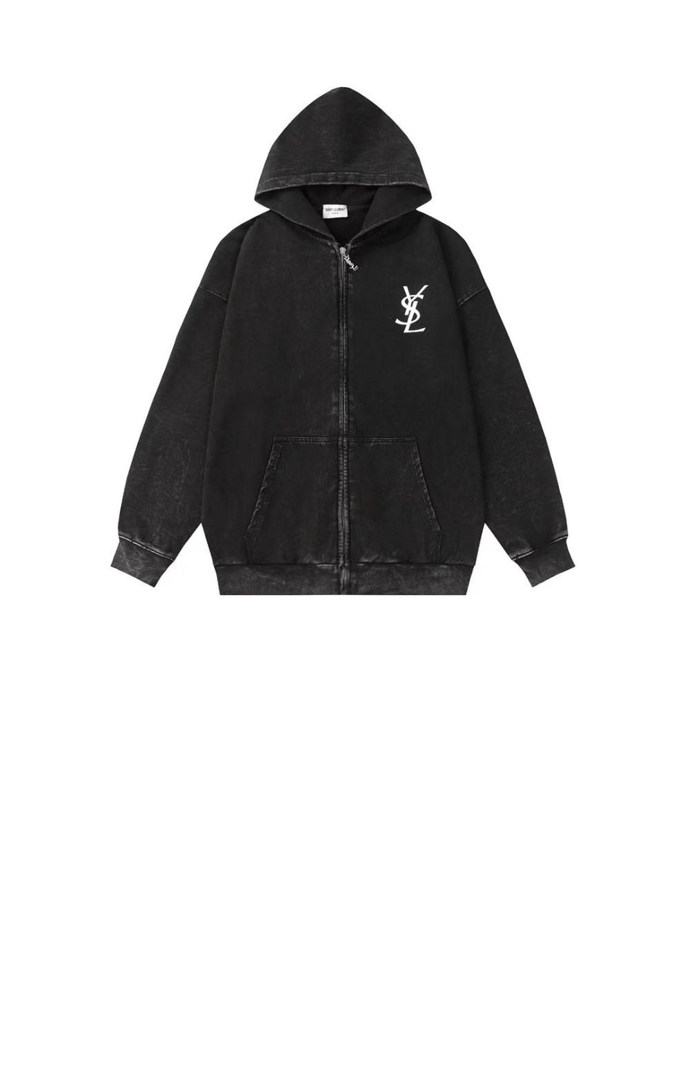 로고 쇼트 코트 > 생로랑