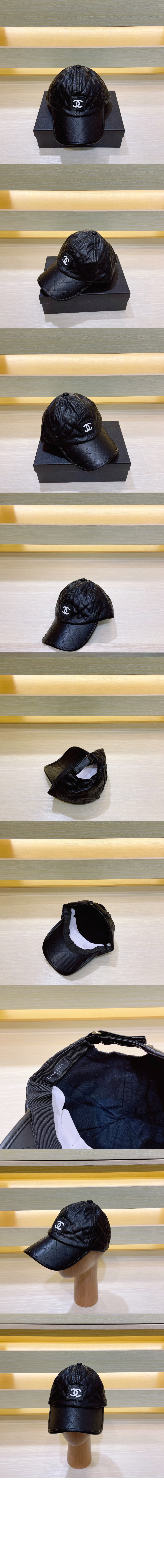 가죽 베이스볼 캡 AA7373 > 샤넬