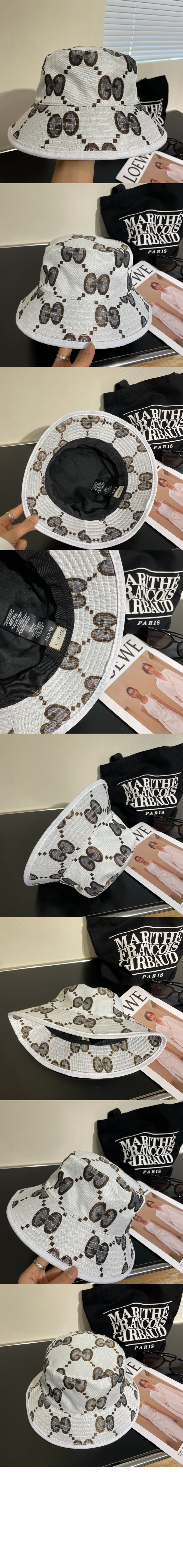 더블 G 캔버스 버킷햇 563423 > 구찌