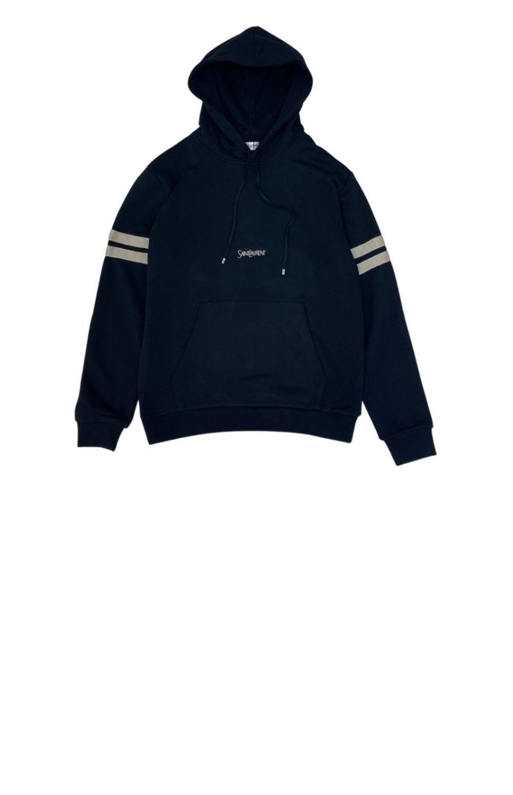 로고 후드 긴팔 > 생로랑