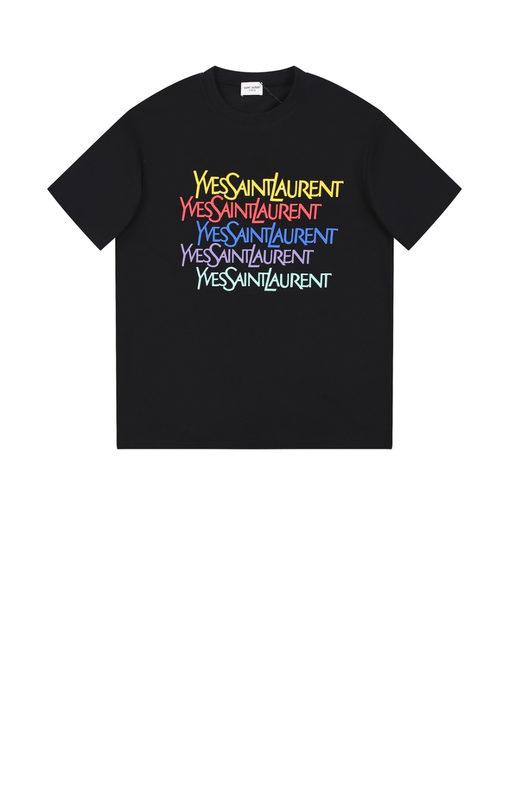 로고 프린트 반팔 > 생로랑