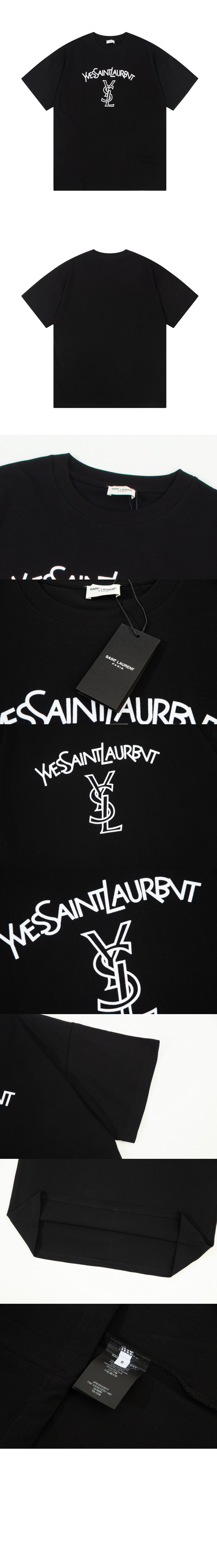 플라워 코튼 톱 > 생로랑