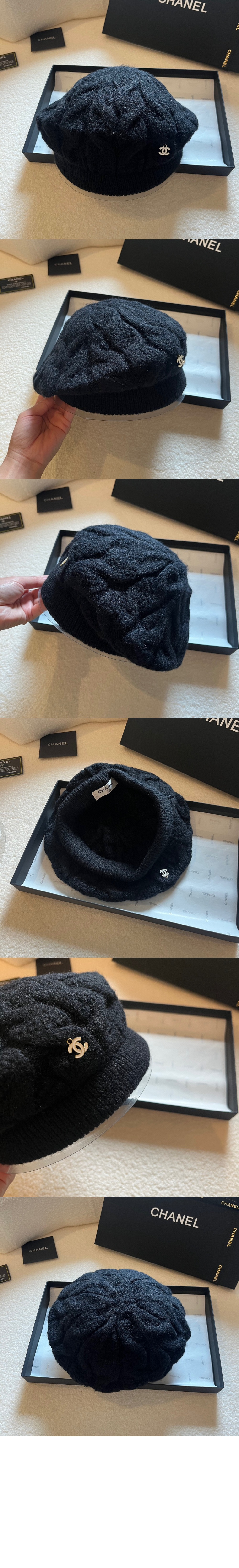 니트 베레모 AA3738 > 샤넬