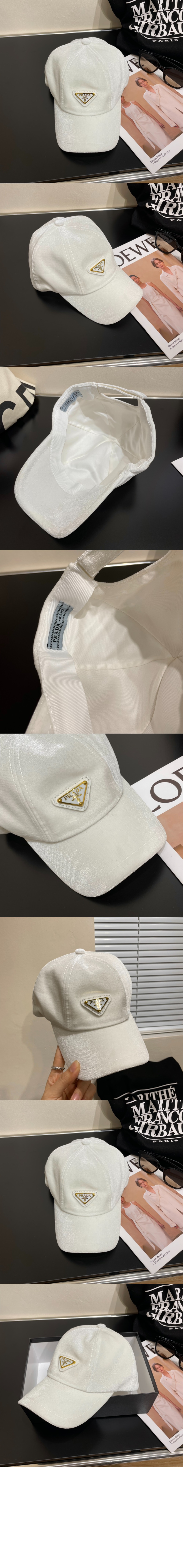 벨벳 베이스볼 캡 1HC934 > 프라다