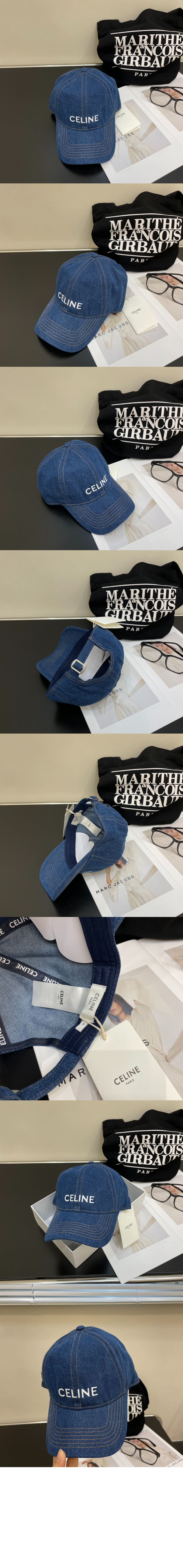 로고 베이스볼 캡 2AUS98 > 셀린느