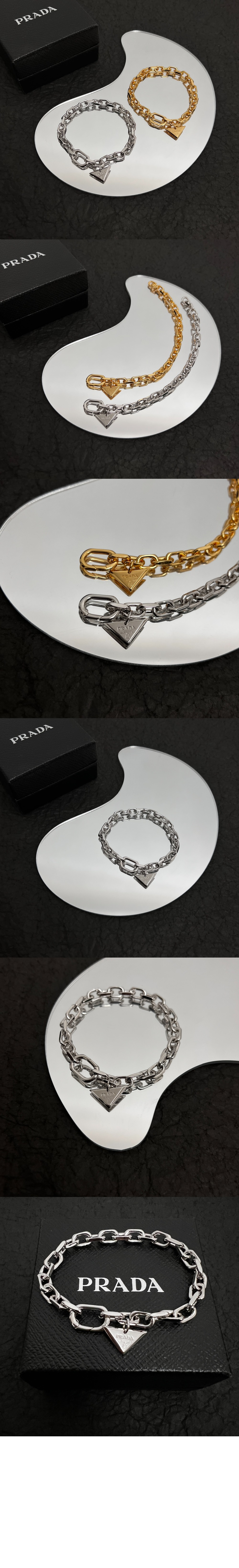 체인 보석 브레이슬릿 2JB315 > 프라다