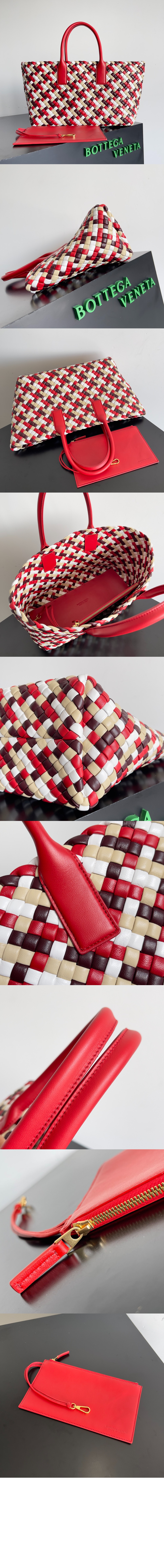 마카롱 배색 바구니 가방 730315 > Cabat - 까바