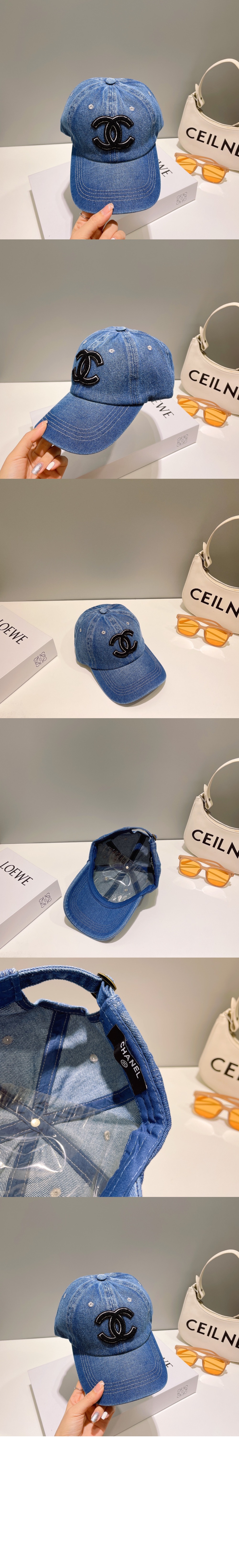 데님 베이스볼 캡 AA4214 > 샤넬