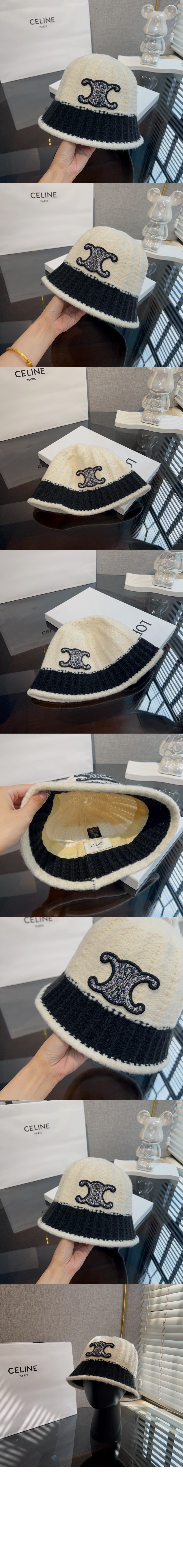 니트 스트라이프 캡 2A38B7 > 셀린느