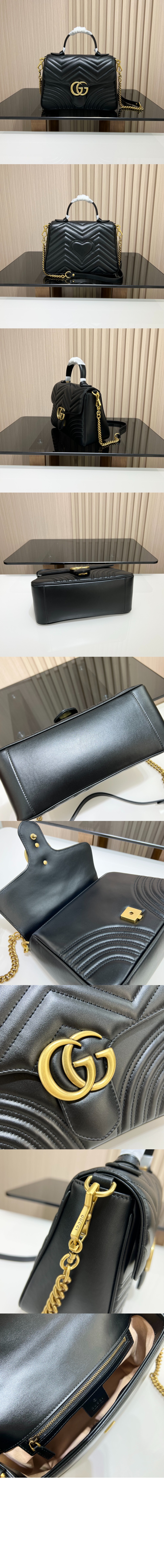 GG 마몽 스몰 탑핸들백 498110 > GG Marmont - GG 마몽